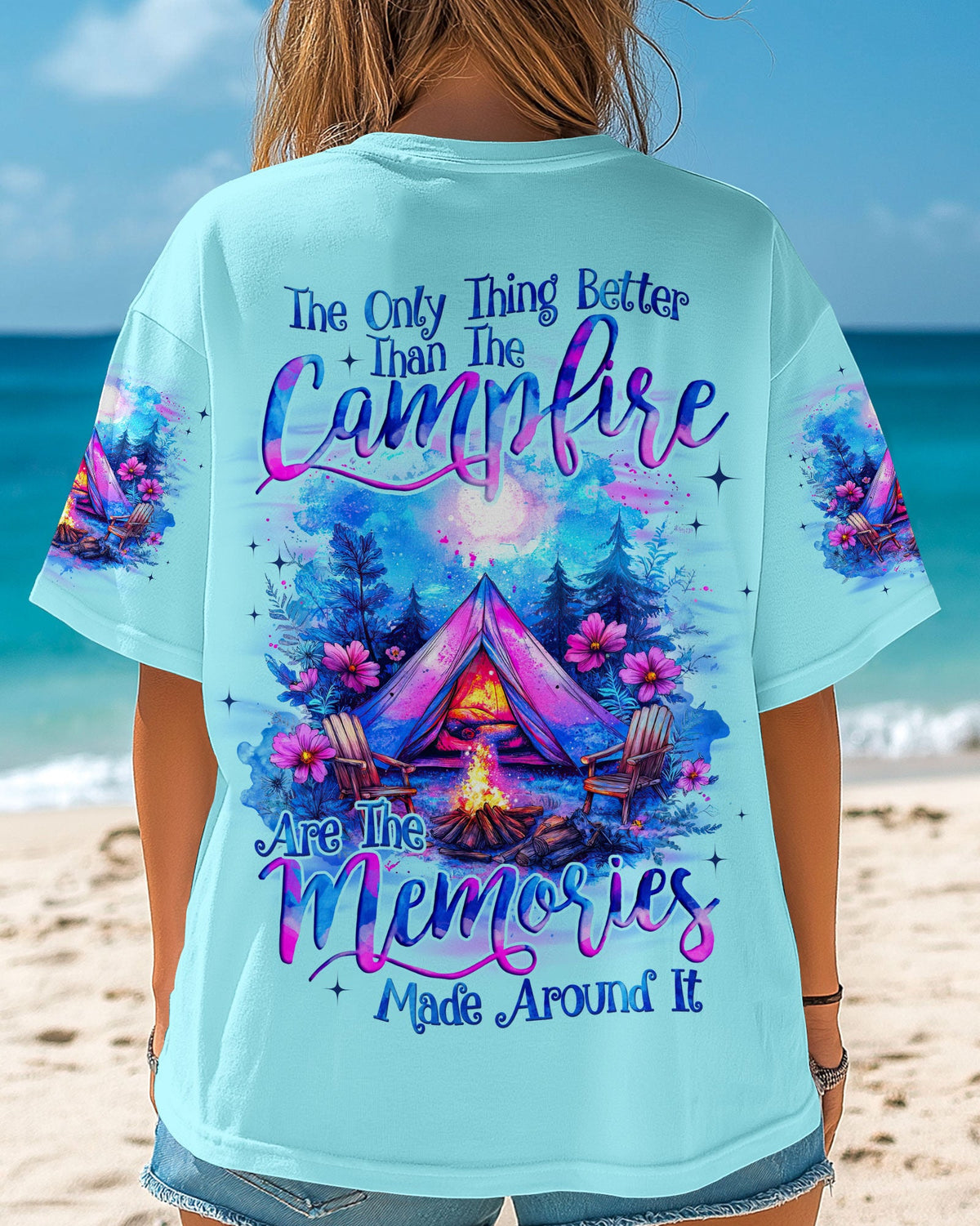 BLISSCORNERS THE ONLY THING BETTER THAN THE CAMPFIRE ALL OVER PRINT