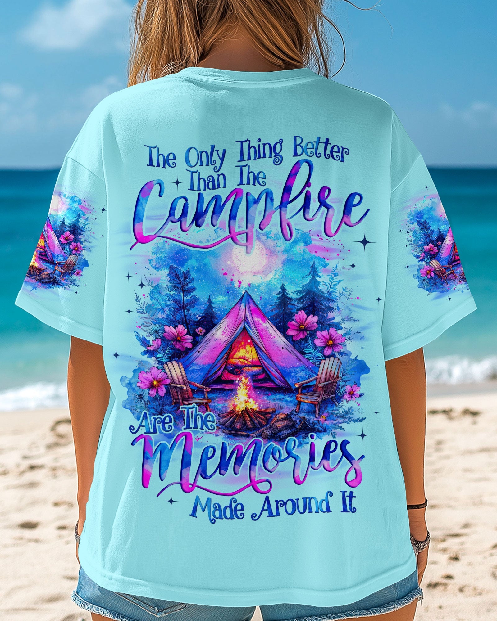 BLISSCORNERS THE ONLY THING BETTER THAN THE CAMPFIRE ALL OVER PRINT