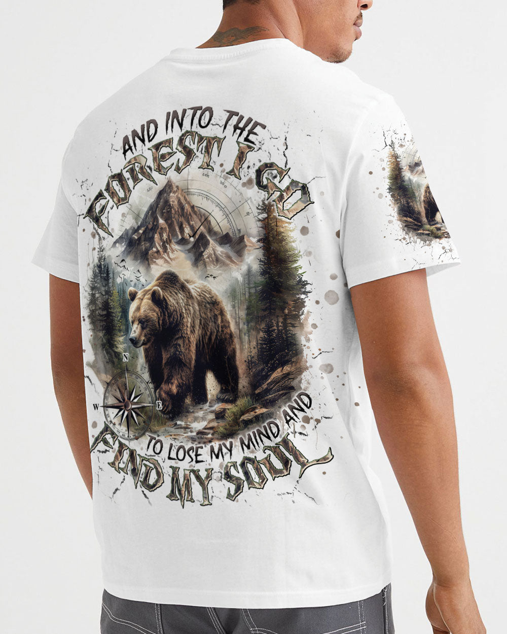 BLISSCORNERS AND INTO THE FOREST I GO BEAR ALL OVER PRINT