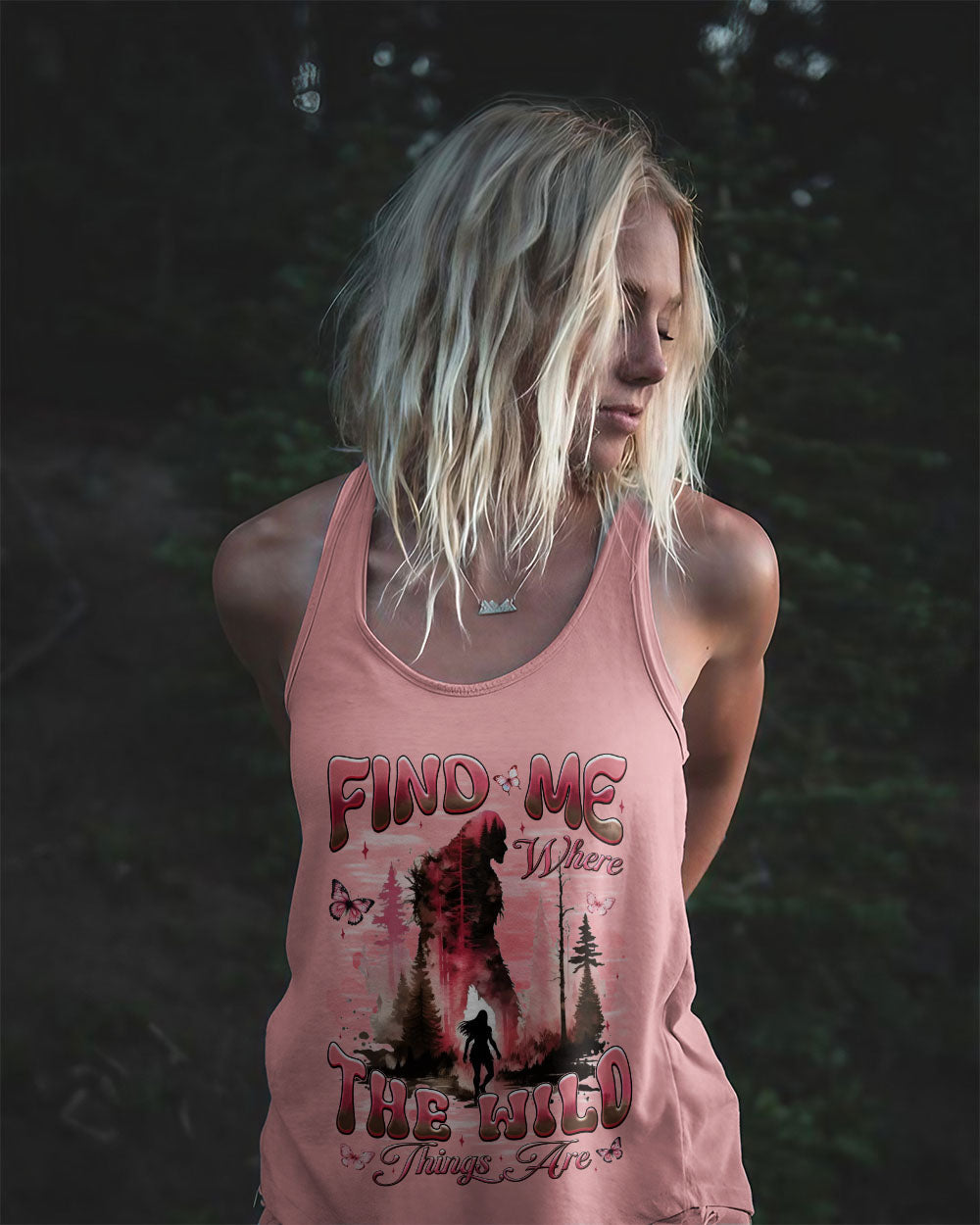 BLISSCORNERS FIND ME WHERE THE WILD THINGS ARE  ALL OVER PRINT