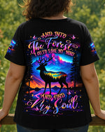 BLISSCORNERS AND INTO THE FOREST I GO DEER ALL OVER PRINT