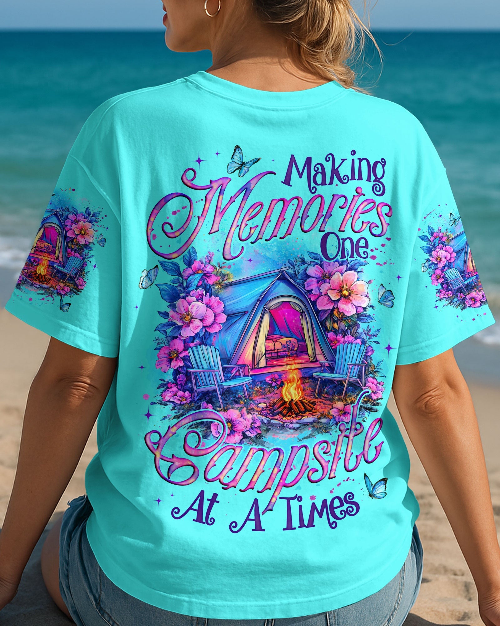 BLISSCORNERS MAKING MEMORIES ONE CAMPSITE AT A TIME ALL OVER PRINT