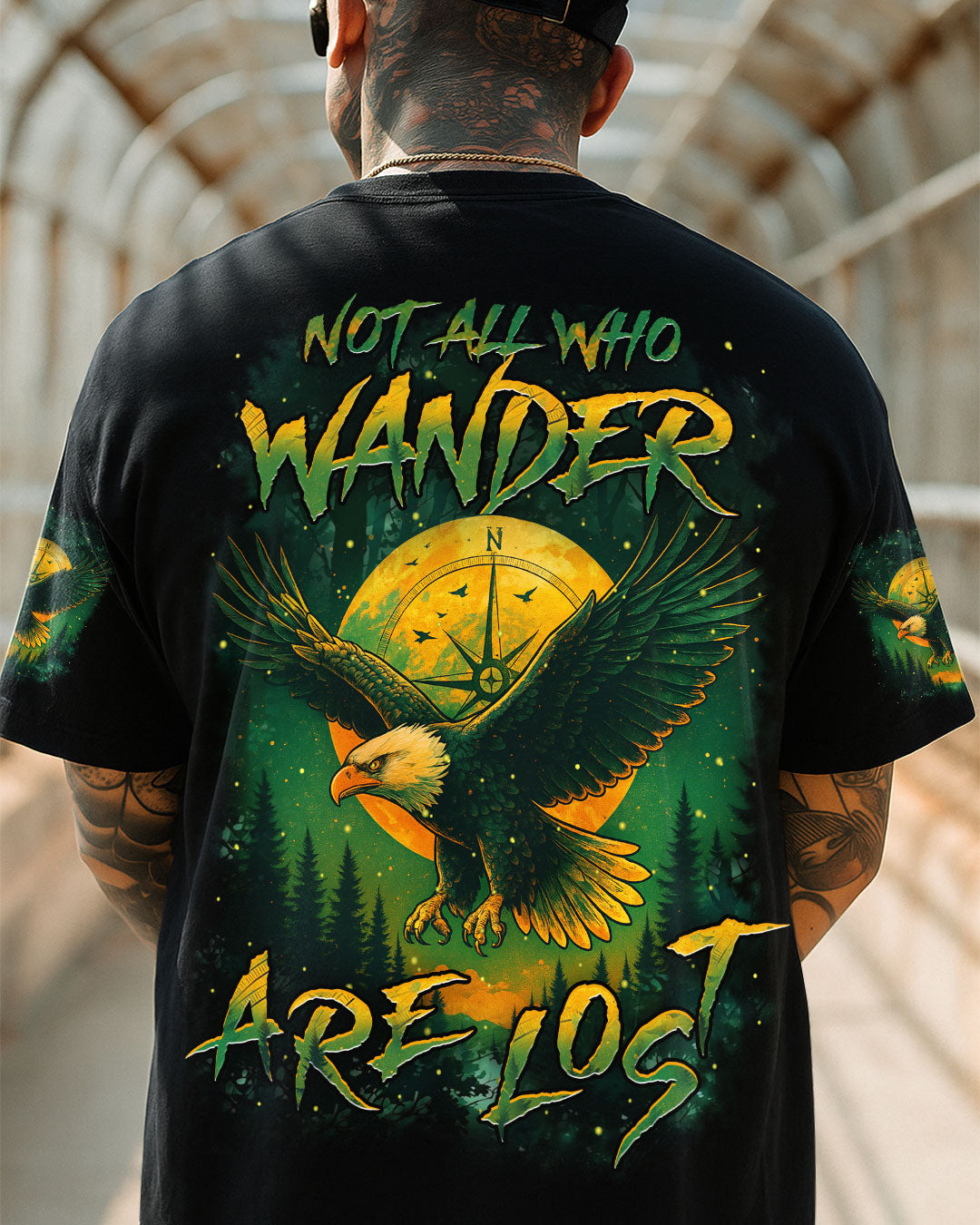 BLISSCORNERS NOT ALL WHO WANDER ARE LOST ALL OVER PRINT