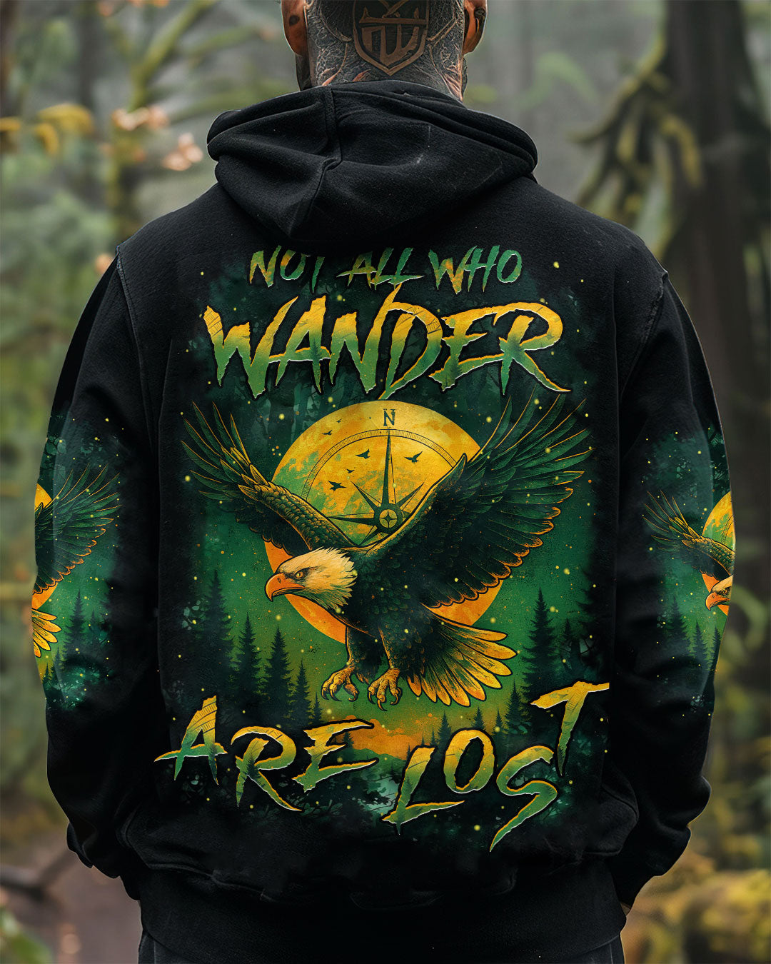 BLISSCORNERS NOT ALL WHO WANDER ARE LOST ALL OVER PRINT