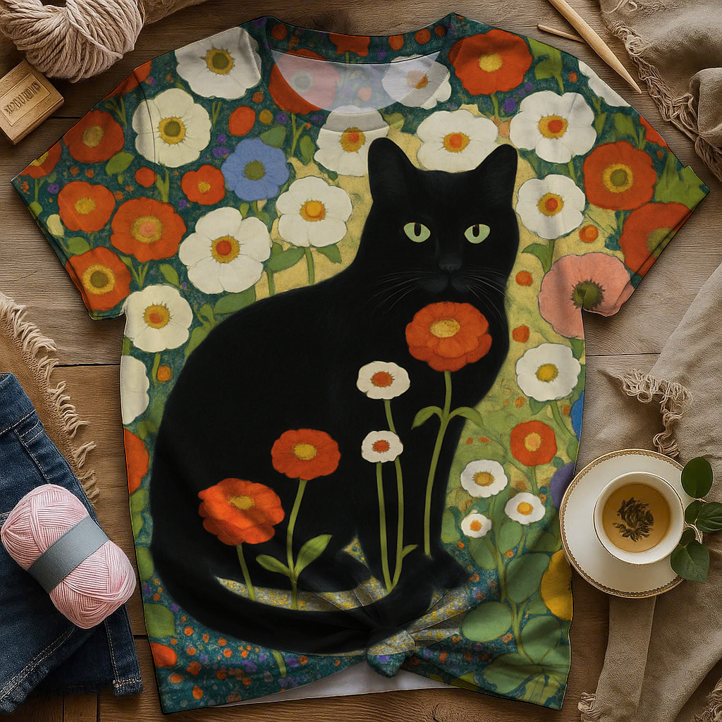 Blisscorners Black Cat Blooms in Silence