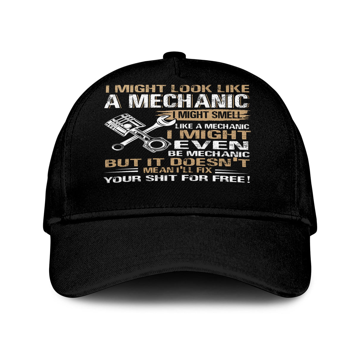 Blisscorners I Might Look Like A Mechanic Shirt Mechanical Repair Parts Tools Printed T-shirt