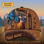 Blisscorners Custom Name Tim Deer Hunting Premium 3D Printed Cap
