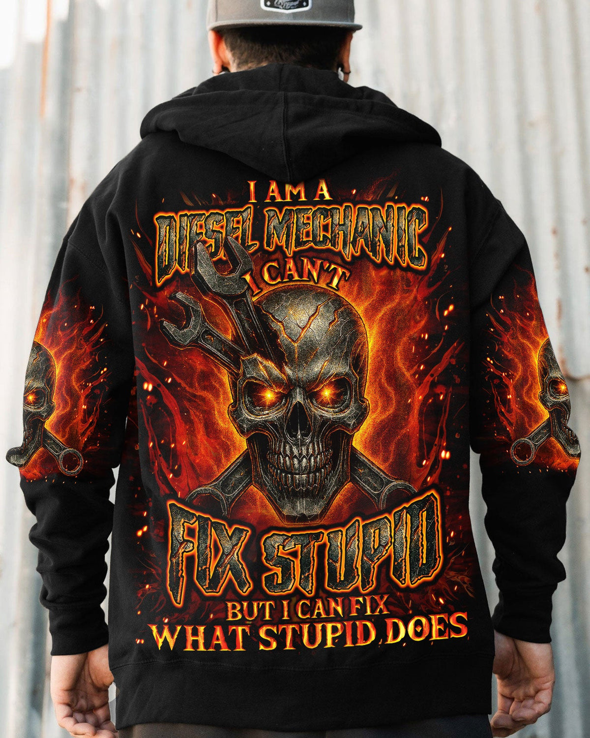 BLISSCORNERS I WAS BORN TO BE A TRUCKER ALL OVER PRINT