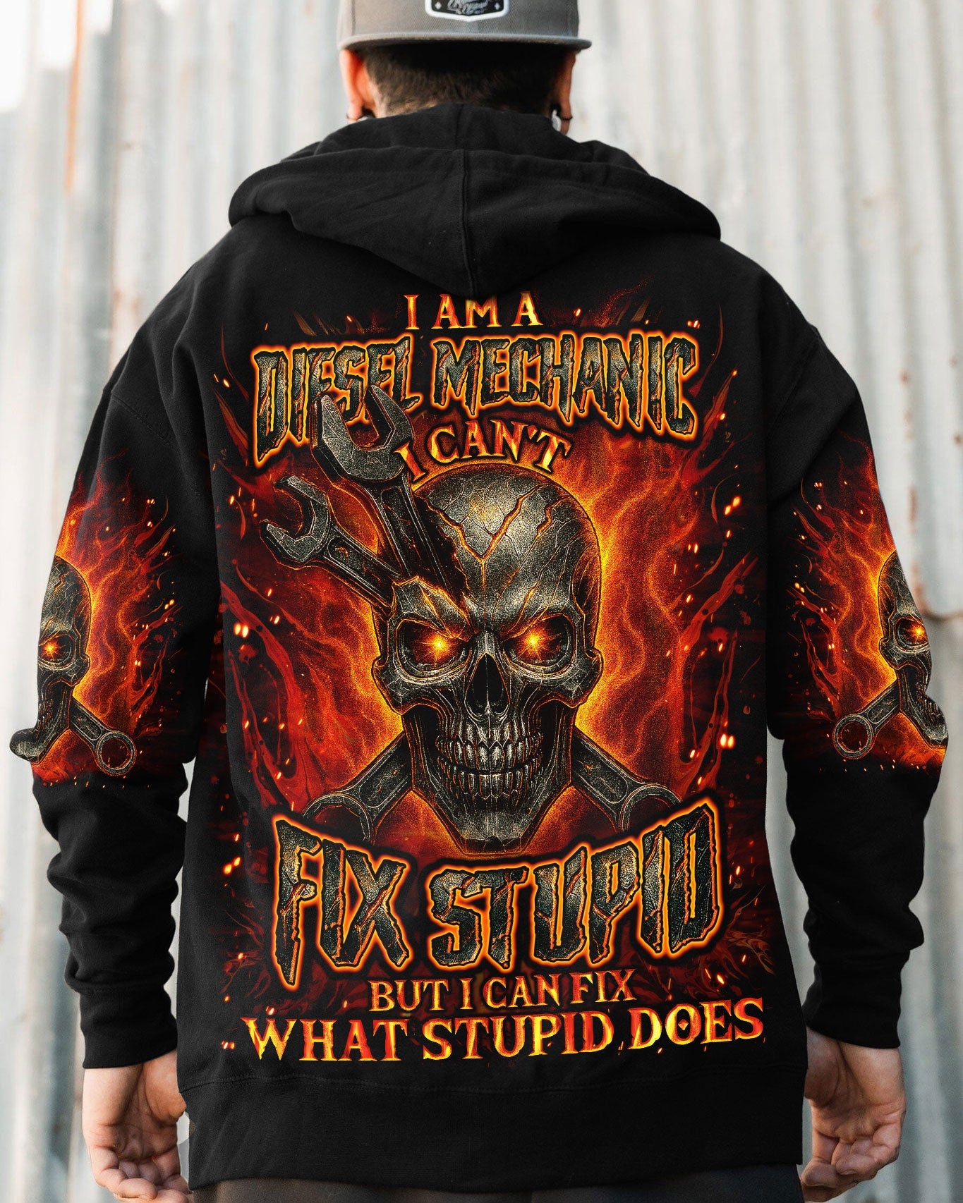 BLISSCORNERS I WAS BORN TO BE A TRUCKER ALL OVER PRINT