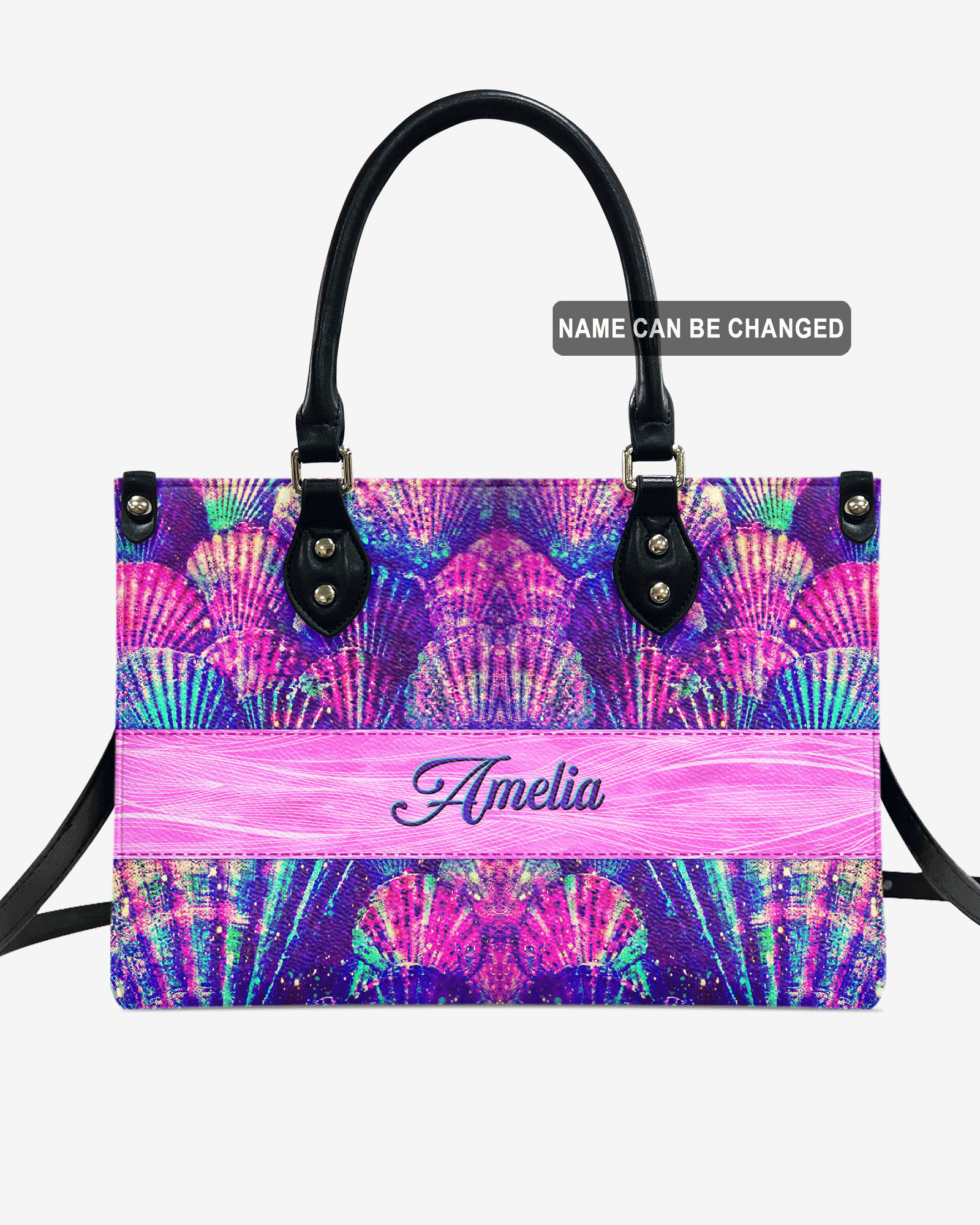 BLISSCORNERS OCEAN LEATHER HANDBAG