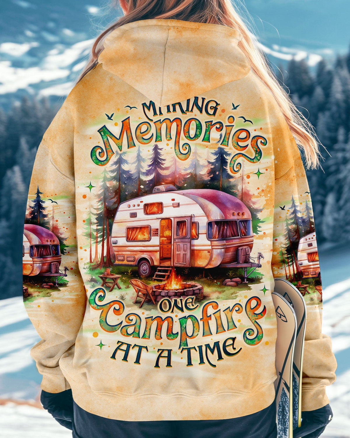 BLISSCORNERS MAKING MEMORIES ONE CAMPFIRE AT A TIME ALL OVER PRINT