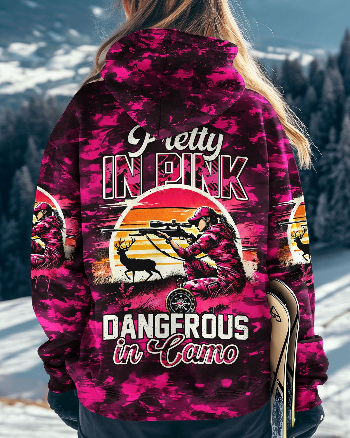 BLISSCORNERS PRETTY IN PINK HUNTING CAMO ALL OVER PRINT