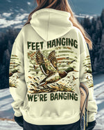 BLISSCORNERS FEET HANGING WE’RE BANGING DUCKS HUNTING ALL OVER PRINT