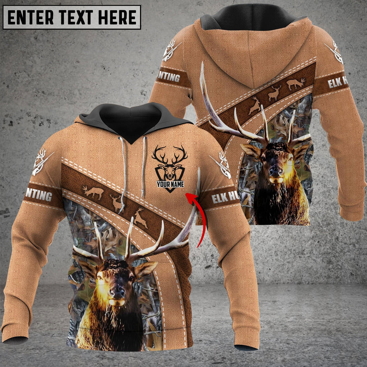 Blisscorners Elk Hunting Custom Name 3D Shirts
