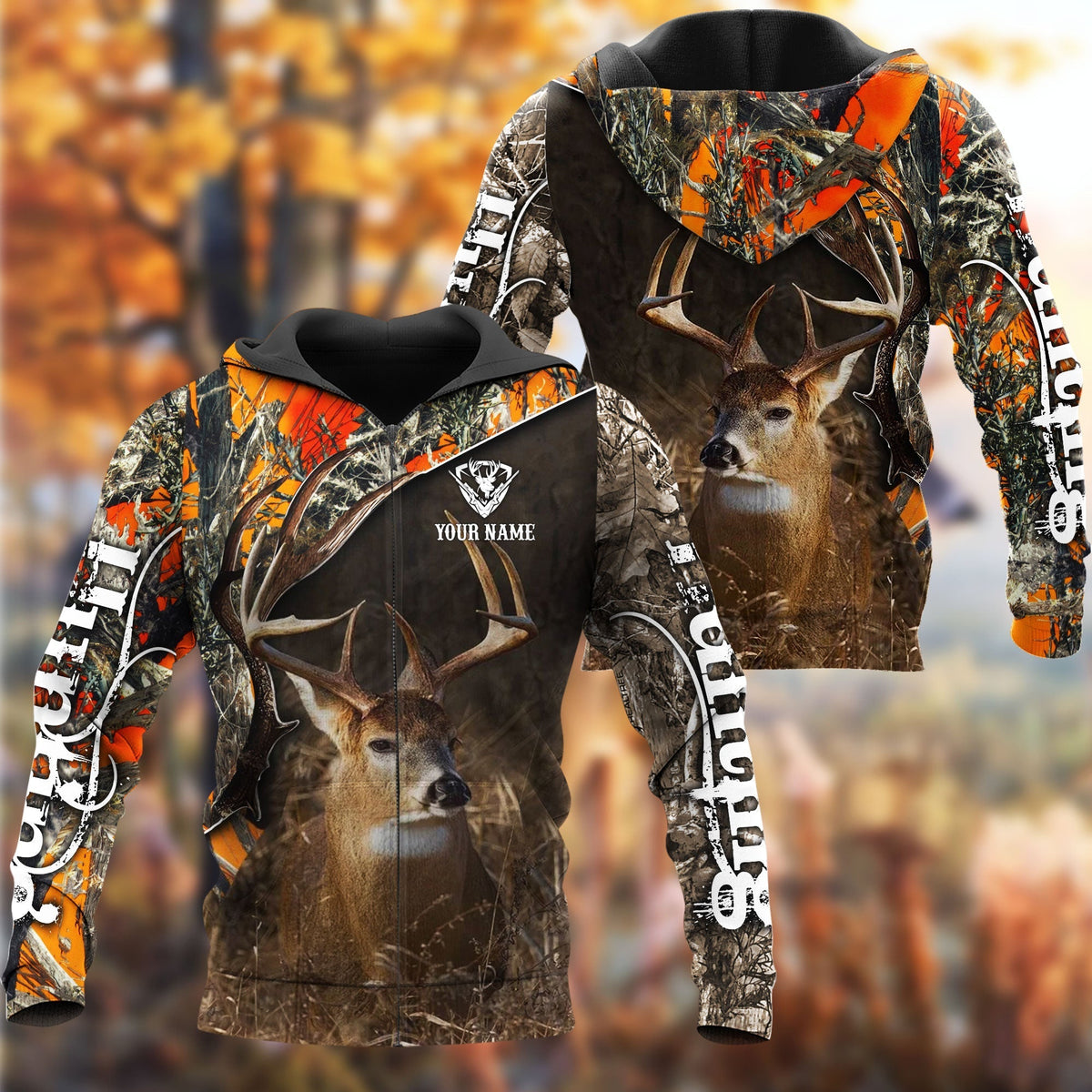 Blisscorners Custom Name Hunting Deer Camo 3D Shirts
