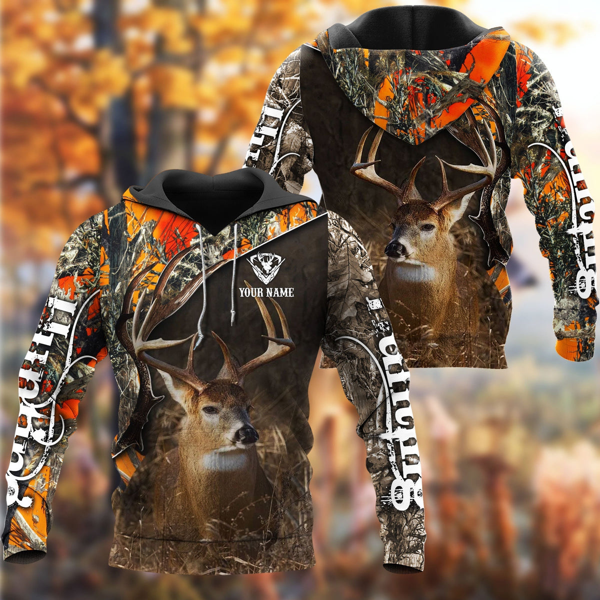 Blisscorners Custom Name Hunting Deer Camo 3D Shirts