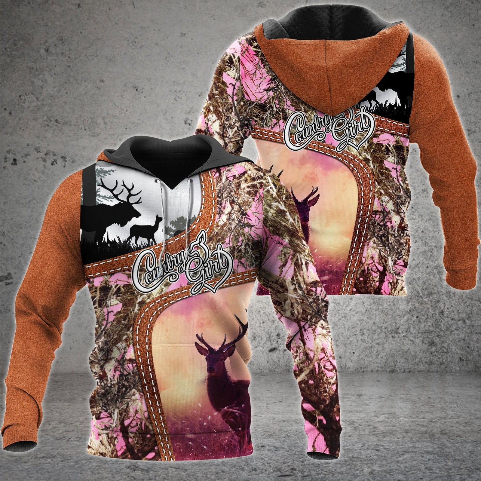 Blisscorners Deer Hunting Country Girl Style 3D Shirts