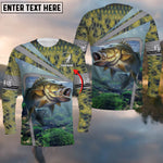 Blisscorners Bass Fishing Cool Customize Name 3D Shirts