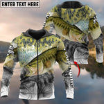 Blisscorners Bass Fishing Skin Cool Customize Name 3D Shirts