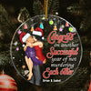 Congrats On Another Successful Year - Christmas Gift For Couple, Spouse, Husband, Wife, Boyfriend, Girlfriend - Personalized Circle Acrylic Ornament