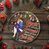 Congrats On Another Successful Year - Christmas Gift For Couple, Spouse, Husband, Wife, Boyfriend, Girlfriend - Personalized Circle Acrylic Ornament