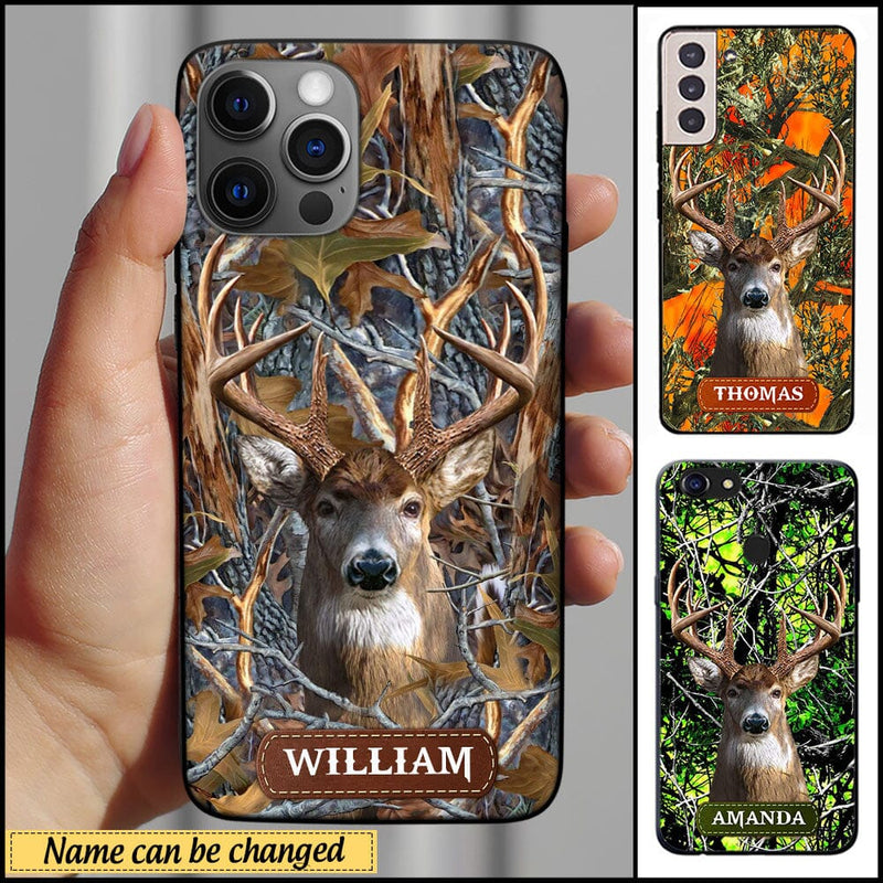 Blisscorners Deer Hunting 3 Personalized Name Multicolor Phone Case
