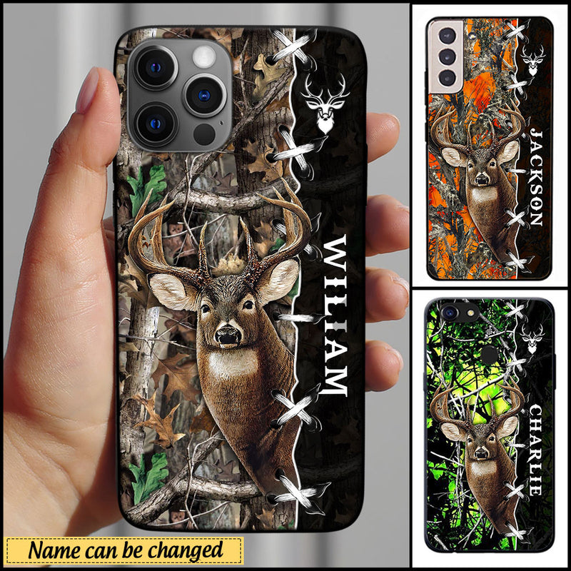 Blisscorners Deer Hunting 2 Personalized Name Multicolor Phone Case