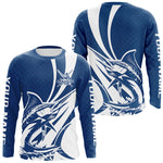 Blisscorners Custom Marlin Fishing Saltwater Long Sleeve Shirts, Marlin Fishing Jerseys LM0607