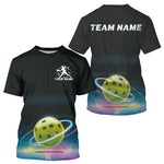 Blisscorners Custom Galaxy Pickleball Polo Shirts For Men, Pickleball Team League Shirt LM1307