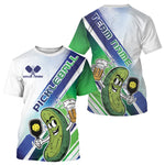 Blisscorners Custom Funny Pickles Play Pickleball Polo Shirts For Men, Humorous Pickleball Team Shirt LM1307