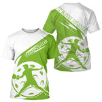 Blisscorners Custom White And Green Pickleball Jersey, Pickleballer Pickleball Player Polo Men Shirt LM2206