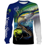 Blisscorners Mahi-mahi, Wahoo, Tuna Customize Name 3D Hoodie