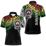 Blisscorners Personalized Tribal pattern Mens Bowling Shirts Custom Bowling outfit for men Team bowling jersey