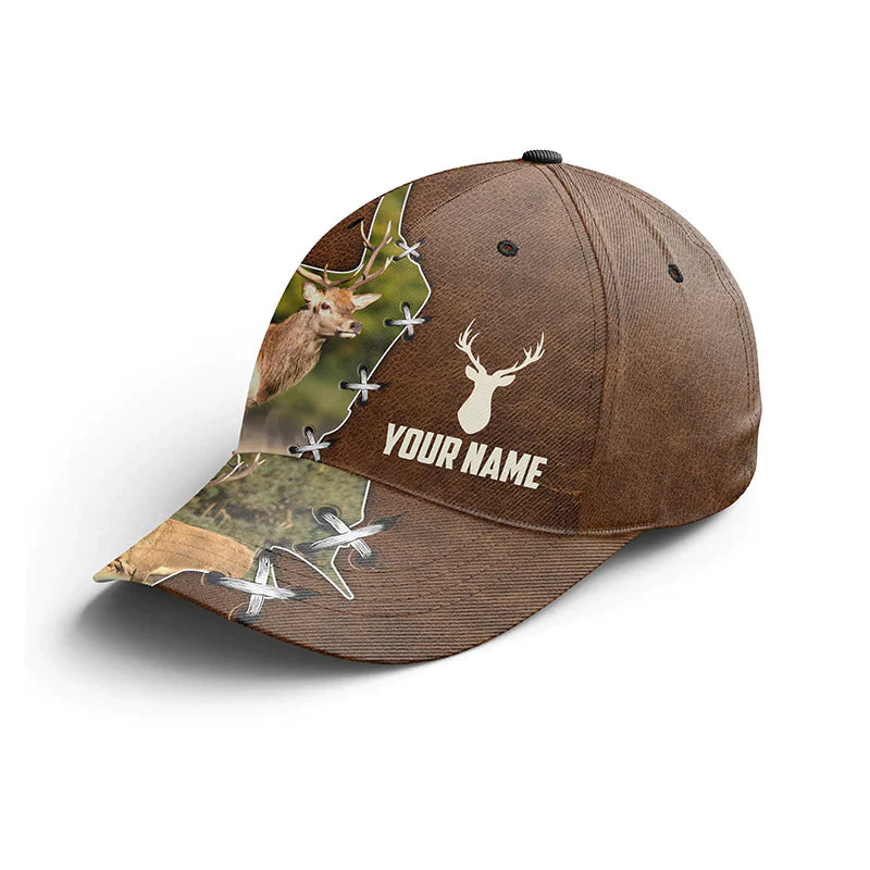 Blisscorners Deer Hunting Camouflage Personalized Cap