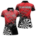 Blisscorners Black And Red Grunge Darts Shirts For Men Custom Dart Team Jerseys Outfit