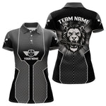 Blisscorners Dart Arrow & Lion Head Black Darts Shirt For Men - Custom Team & Player Name LM1625