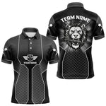 Blisscorners Dart Arrow & Lion Head Black Darts Shirt For Men - Custom Team & Player Name LM1625