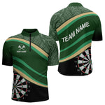 Blisscorners Leafy Whirl Dart Boards Darts Funny Shirt For Men - Custom Team & Player Name