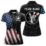 Blisscorners Personalized American Bowling Shirt Polo Bowling Jersey Patriotic Bowling Outfit