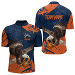 Blisscorners Custom Eagle Bowling Shirts Bowling Jersey for Men Women and Team Personalized