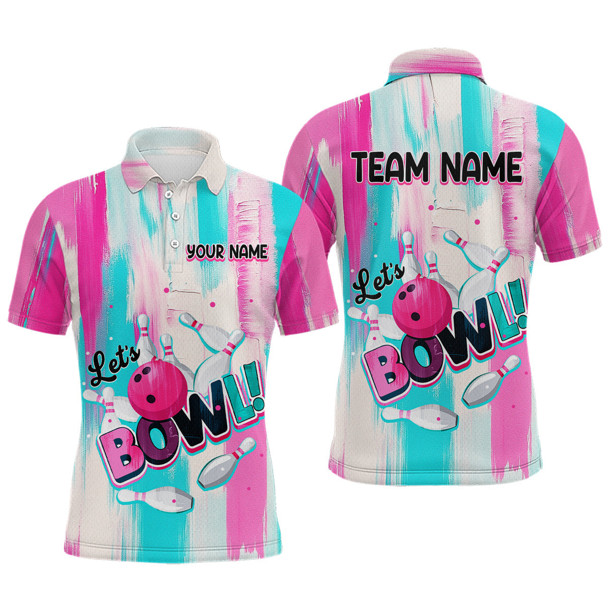 Blisscorners Vintage Pink Bowling Shirts for Women Men Custom Team Bowling Jerseys for Bowlers MT1007