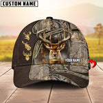 Blisscorners Wilderness Deer Hunting Camo Multicolor Personalized Name 3D Cap