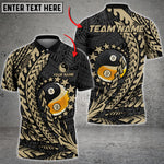 Blisscorners Billiards Yin And Yang Ball 8&9 Multicolor Customized Name, Team Name 3D Shirt