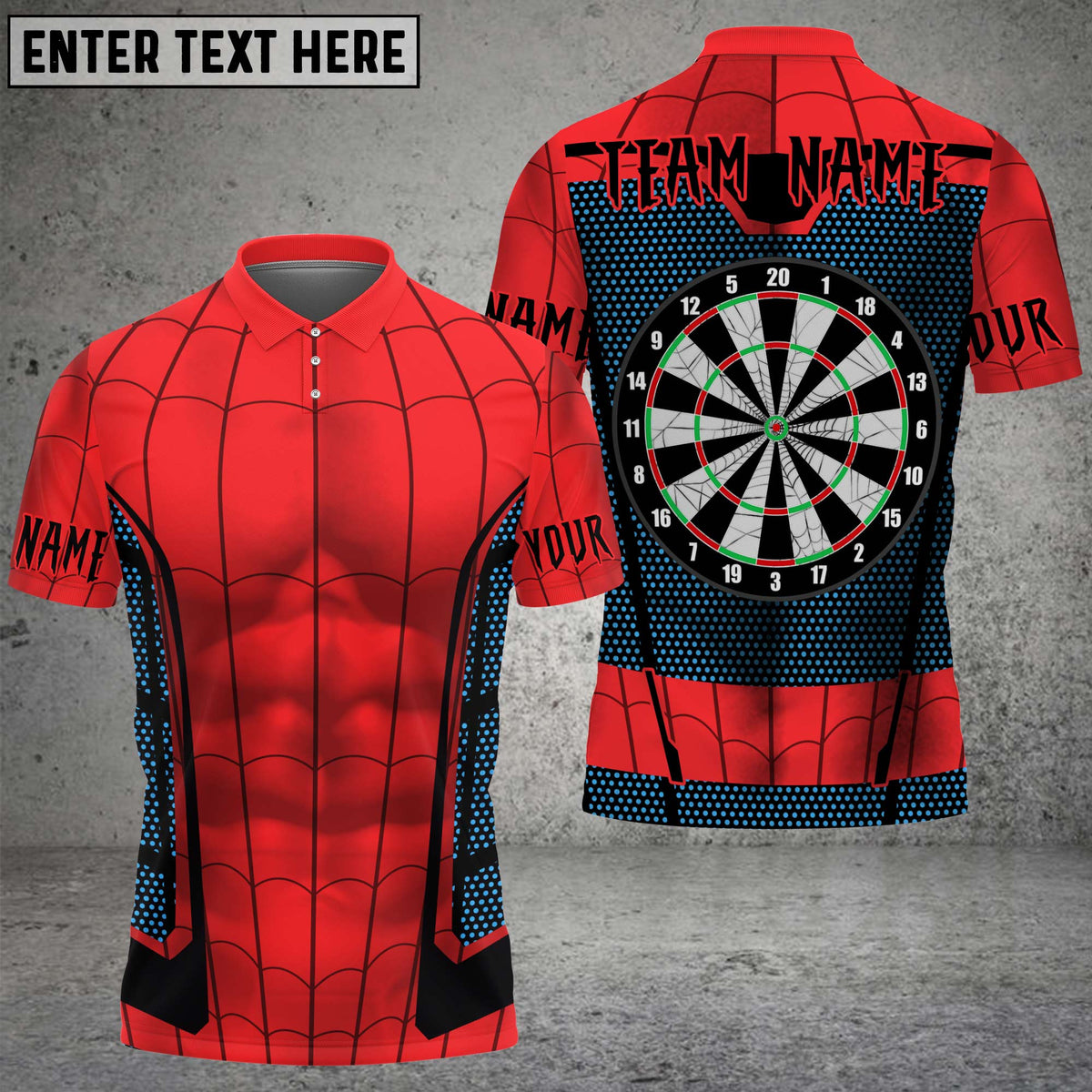 Blisscorners Darts Spider Dartboard Champion Personalized Name, Team Name 3D Shirt