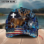 Blisscorners Cross America Hunting Deer Crack Camo Pattern Multicolor Option Personalized Cap