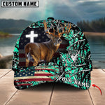 Blisscorners Cross America Hunting Deer Crack Camo Pattern Multicolor Option Personalized Cap