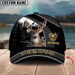 Blisscorners Deer Hunting Forest Classic Personalized Name 3D Cap
