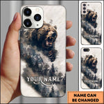 Blisscorners Wildlife Bear Hunting Premium Personalized Name Phone Case