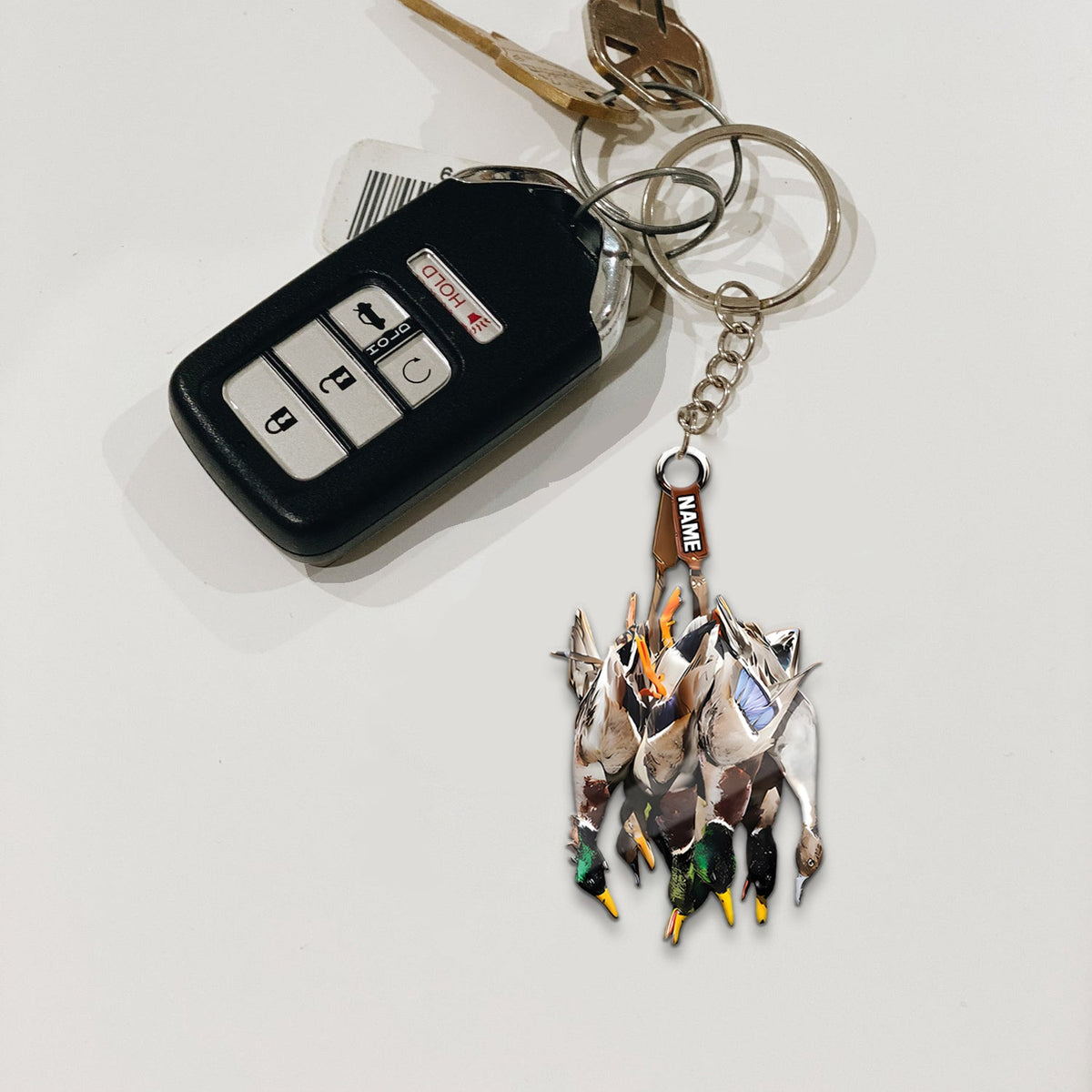 Blisscorners Custom Duck Hunting Acrylic Ornament - Personalized Waterfowl Christmas Decoration LM0411