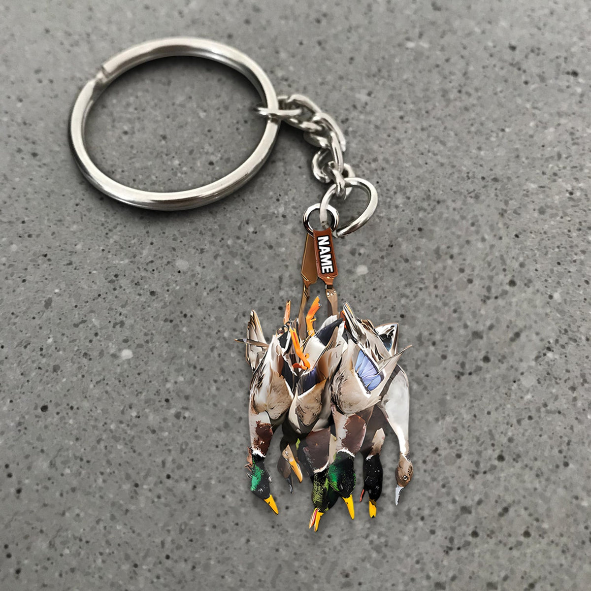 Blisscorners Custom Duck Hunting Acrylic Ornament - Personalized Waterfowl Christmas Decoration LM0411